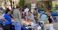 people getting trained in CPR